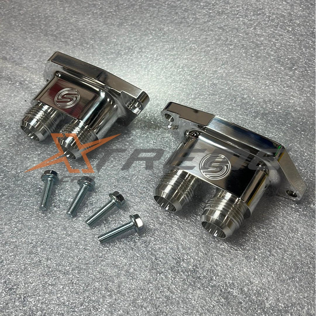 C6 Corvette ZR1 -12AN Water Inlets-XtremeCFM-