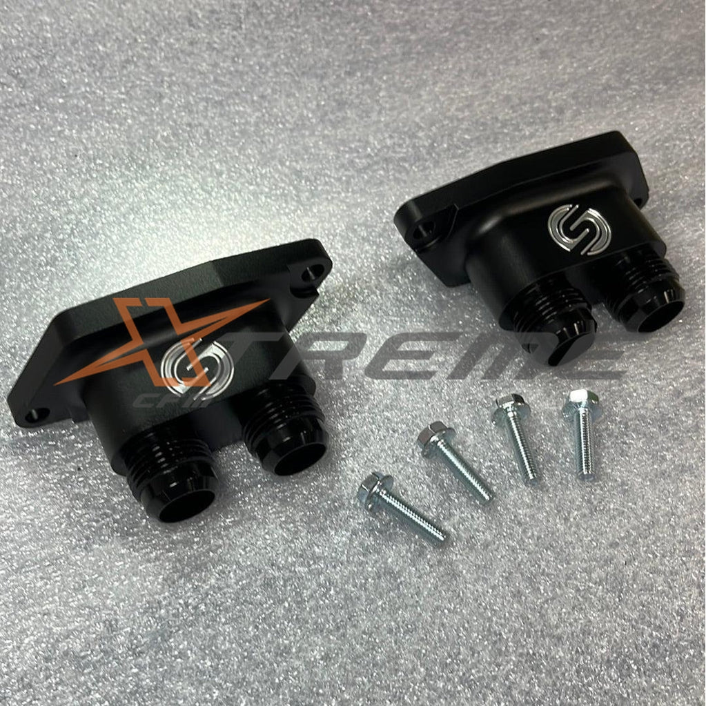 C6 Corvette ZR1 -12AN Water Inlets-XtremeCFM-