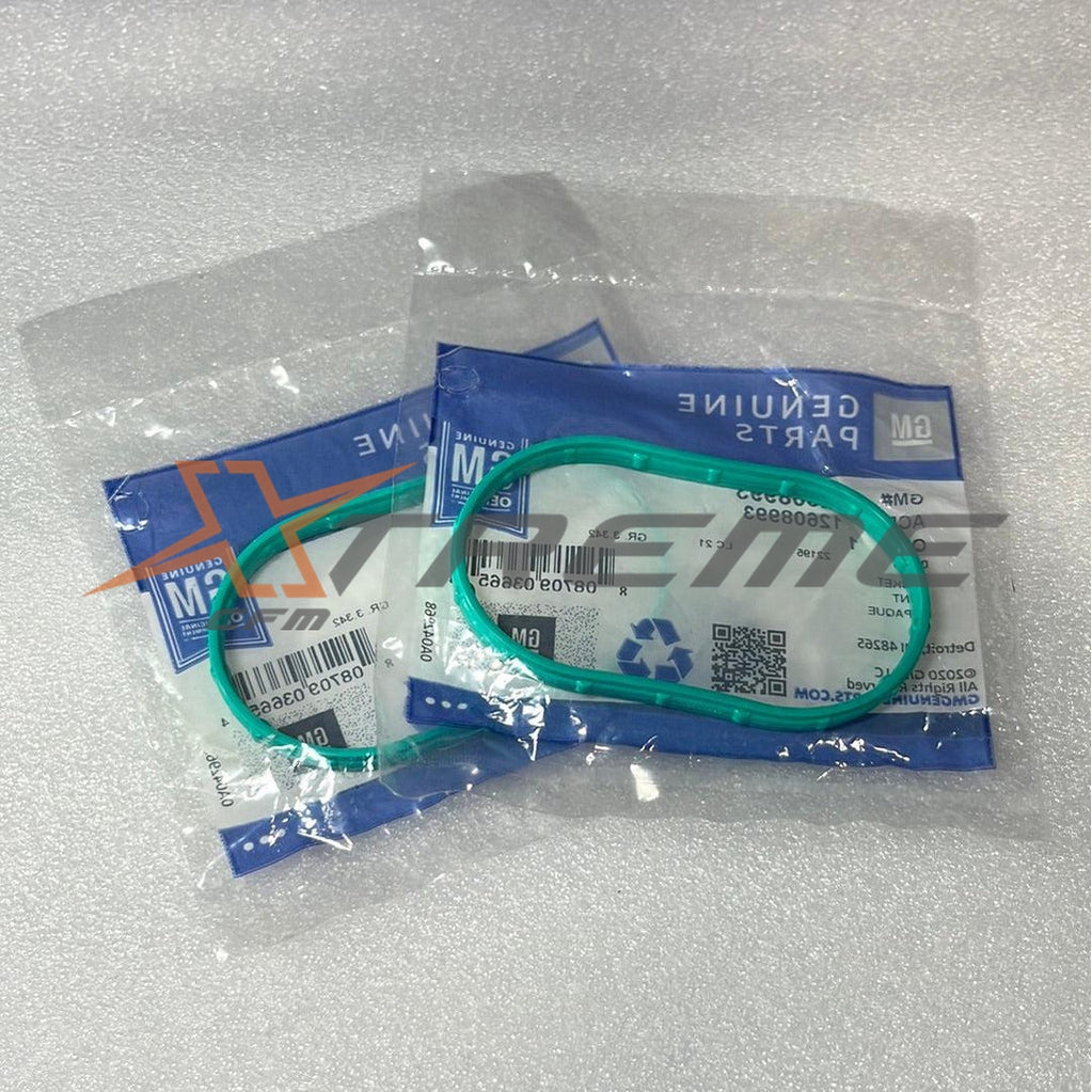 Chevy Corvette ZR1 (C6) GM LS9 Water Inlet Gasket (12608993)-General Motors-Pair of Gaskets (12608993)-XCFM-10382